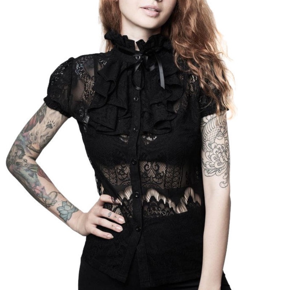 liana ruffle shirt